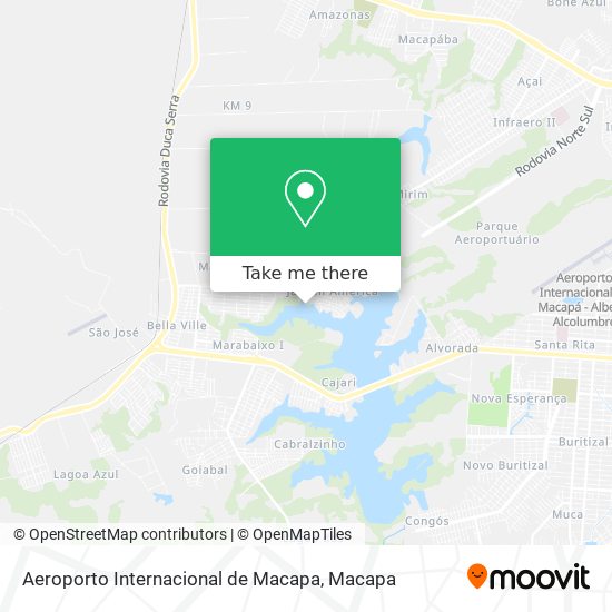 Aeroporto Internacional de Macapa map