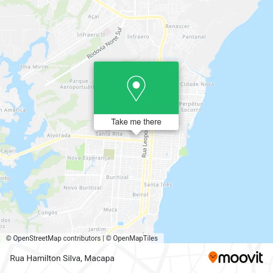 Rua Hamilton Silva map