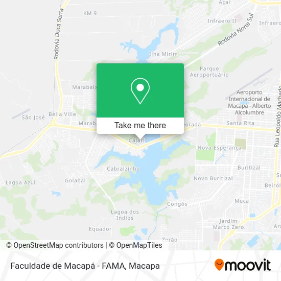Faculdade de Macapá - FAMA map