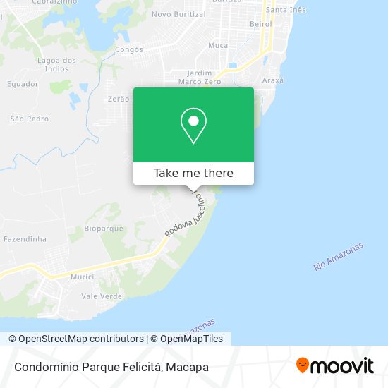 Condomínio Parque Felicitá map