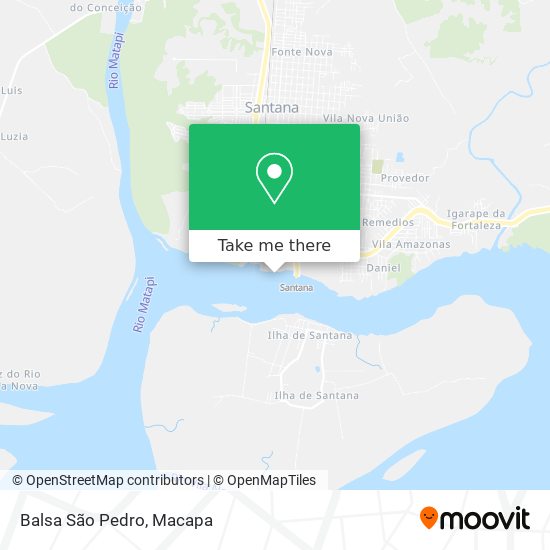 Balsa São Pedro map