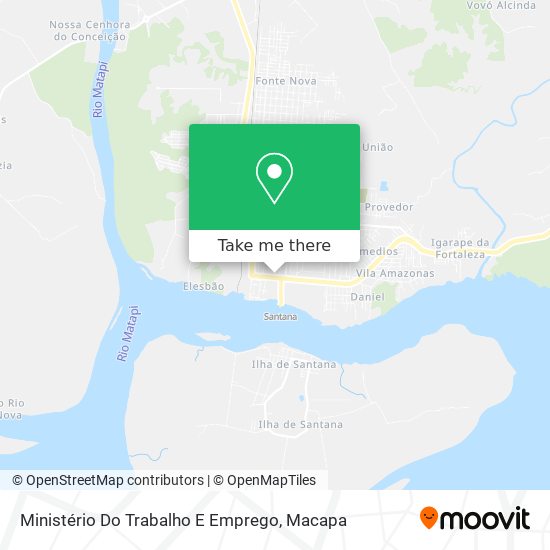 Ministério Do Trabalho E Emprego map