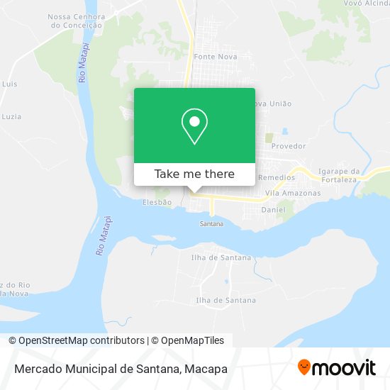 Mercado Municipal de Santana map