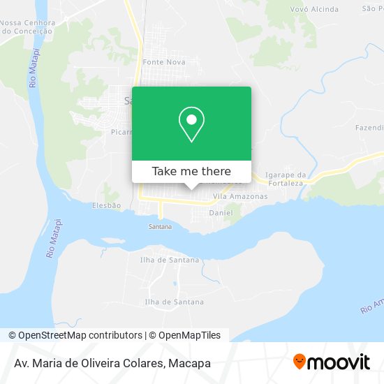 Av. Maria de Oliveira Colares map