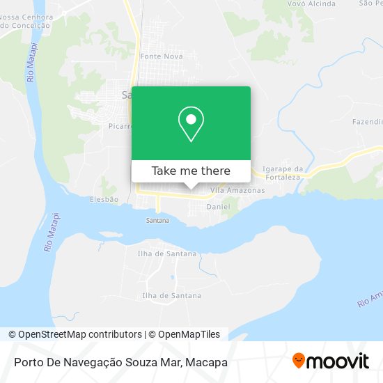 Porto De Navegação Souza Mar map