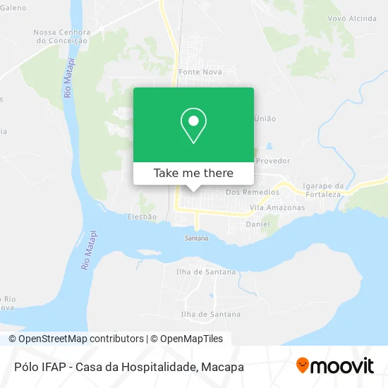Pólo IFAP - Casa da Hospitalidade map