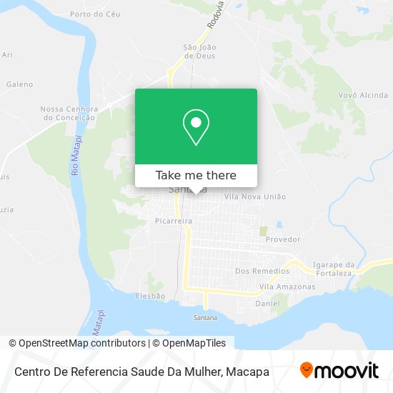 Centro De Referencia Saude Da Mulher map