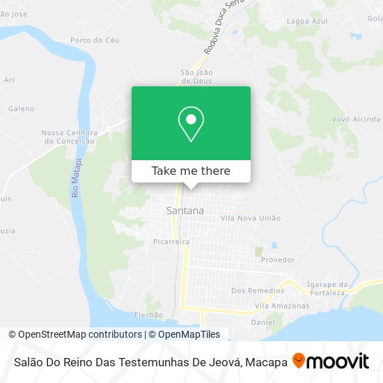 Salão Do Reino Das Testemunhas De Jeová map