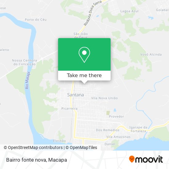 Bairro fonte nova map