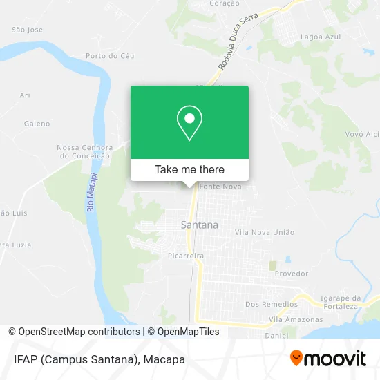 IFAP (Campus Santana) map