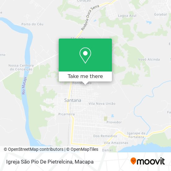Igreja São Pio De Pietrelcina map