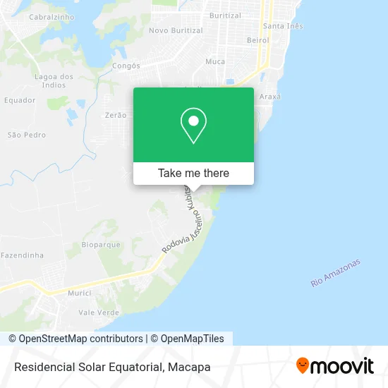 Residencial Solar Equatorial map