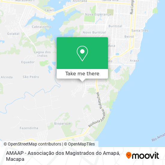 AMAAP - Associação dos Magistrados do Amapá map