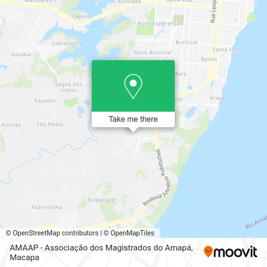 AMAAP - Associação dos Magistrados do Amapá map