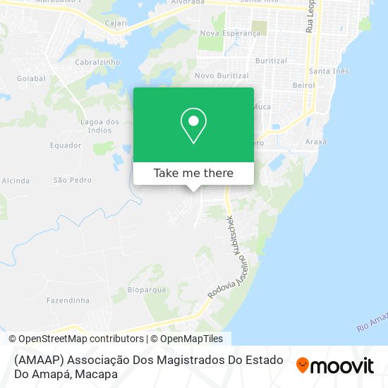 (AMAAP) Associação Dos Magistrados Do Estado Do Amapá map