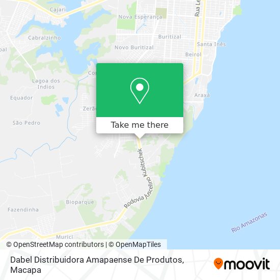 Dabel Distribuidora Amapaense De Produtos map