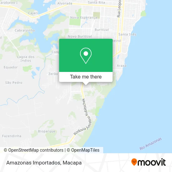 Amazonas Importados map