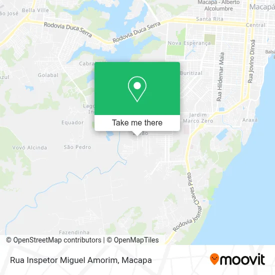 Rua Inspetor Miguel Amorim map