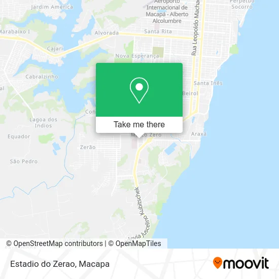 Estadio do Zerao map