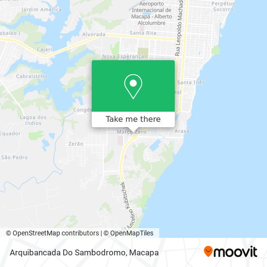Arquibancada Do Sambodromo map
