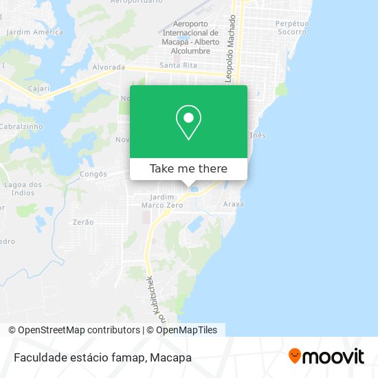 Faculdade estácio famap map