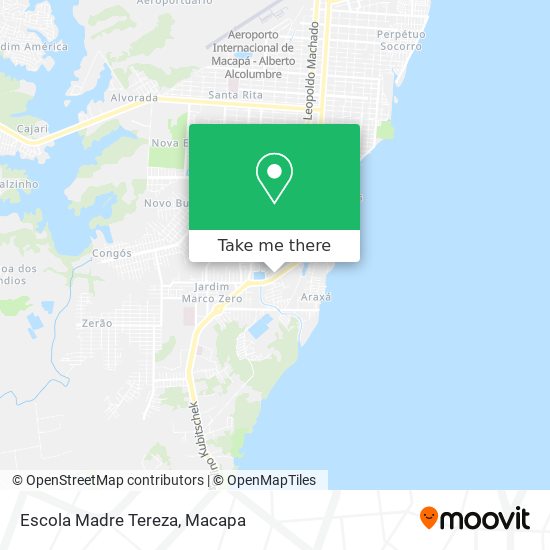 Escola Madre Tereza map