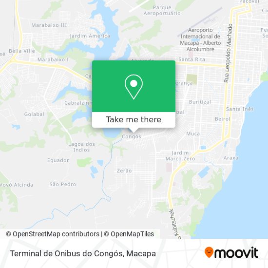 Terminal de Onibus do Congós map