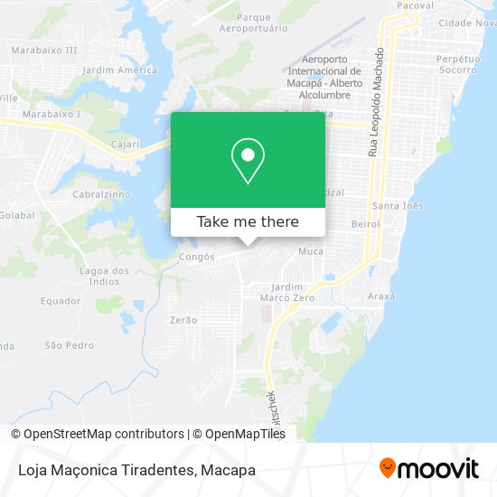 Loja Maçonica Tiradentes map
