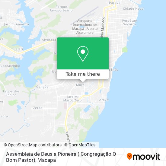 Assembleia de Deus a Pioneira ( Congregação O Bom Pastor) map