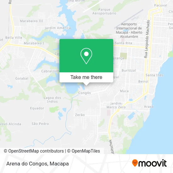 Arena do Congos map