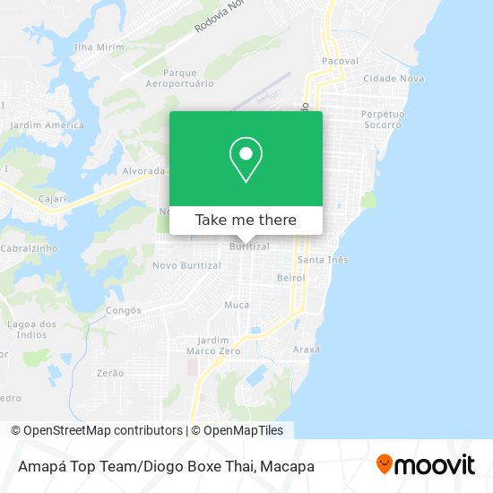 Amapá Top Team/Diogo Boxe Thai map