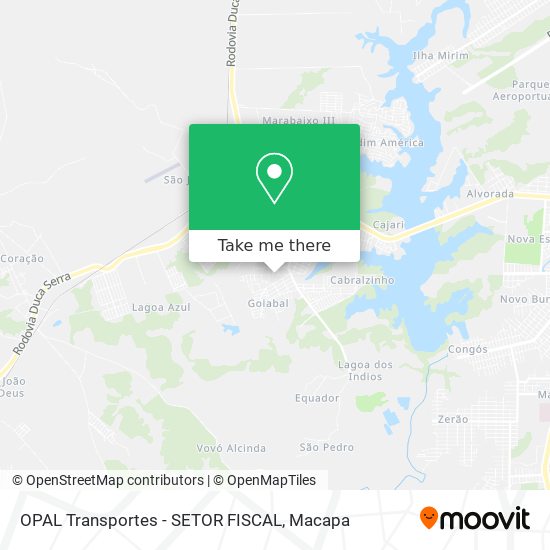 OPAL Transportes - SETOR FISCAL map