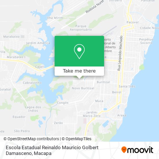 Escola Estadual Reinaldo Mauricio Golbert Damasceno map