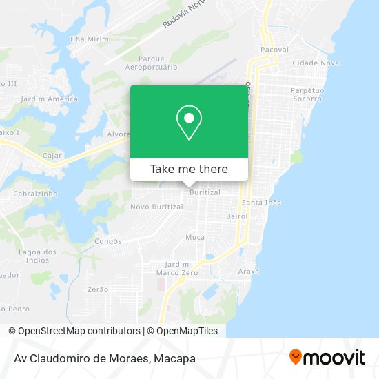 Av Claudomiro de Moraes map