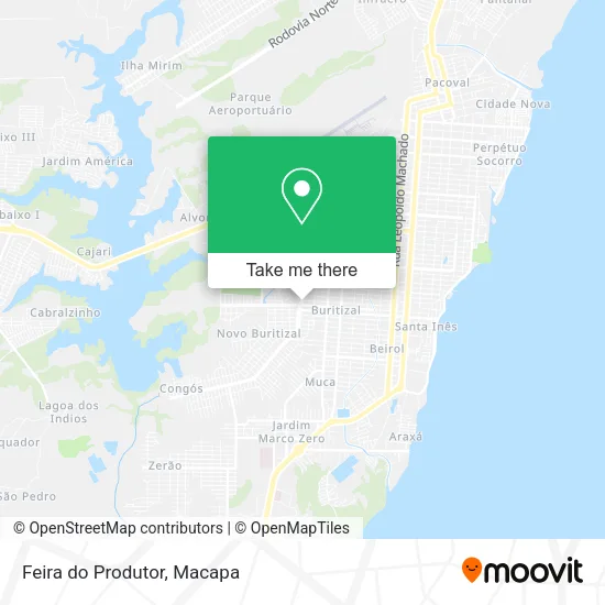 Feira do Produtor map