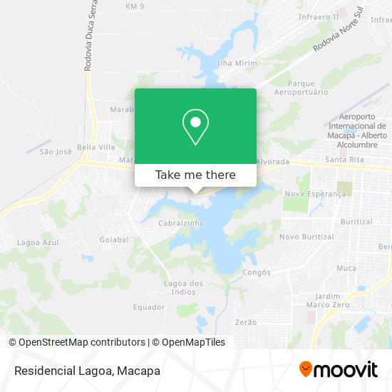 Residencial Lagoa map