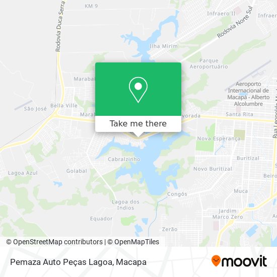 Pemaza Auto Peças Lagoa map