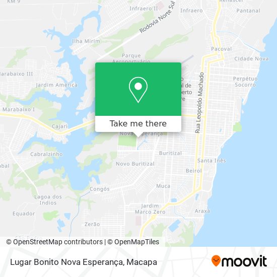 Lugar Bonito Nova Esperança map