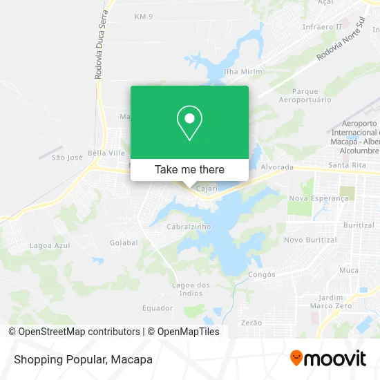 Shopping Popular map