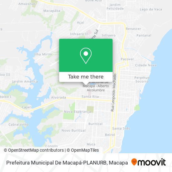 Mapa Prefeitura Municipal De Macapá-PLANURB