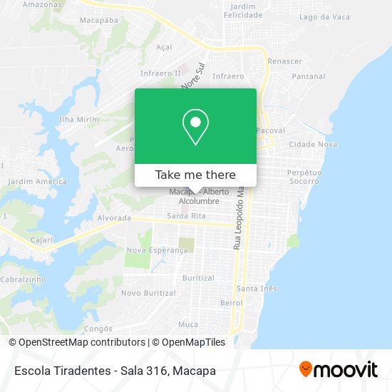 Escola Tiradentes - Sala 316 map