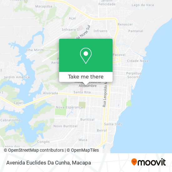 Mapa Avenida Euclides Da Cunha