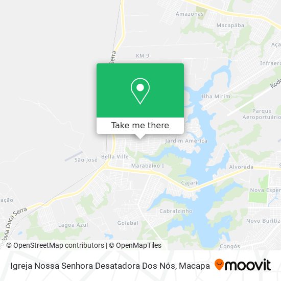 Igreja Nossa Senhora Desatadora Dos Nós map