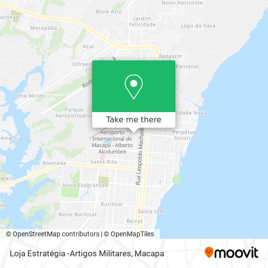 Loja Estratégia -Artigos Militares map