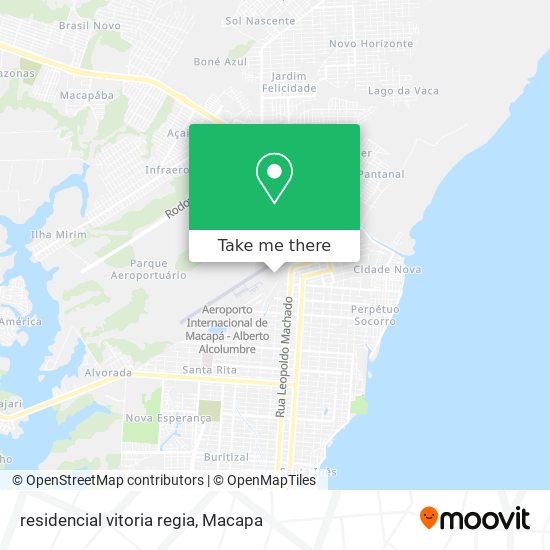 residencial vitoria regia map