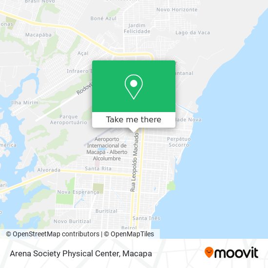 Arena Society Physical Center map
