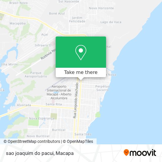 sao joaquim do pacui map