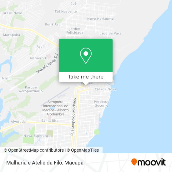 Malharia e Ateliê da Filó map