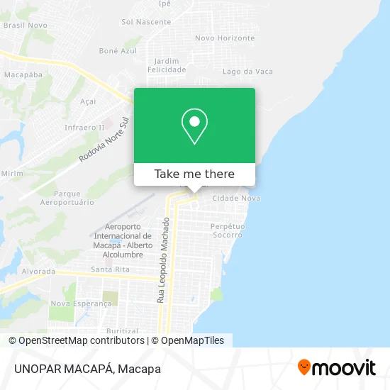UNOPAR MACAPÁ map