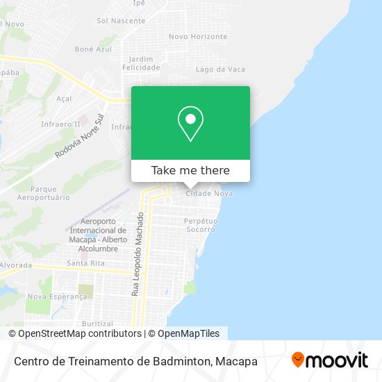 Centro de Treinamento de Badminton map